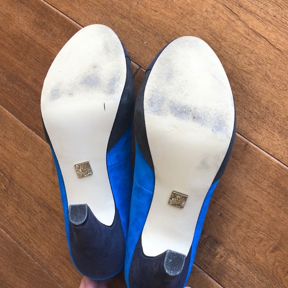 Anne Klein “Latham” Suede Colorblock Heels, RARE - Picture 6 of 6